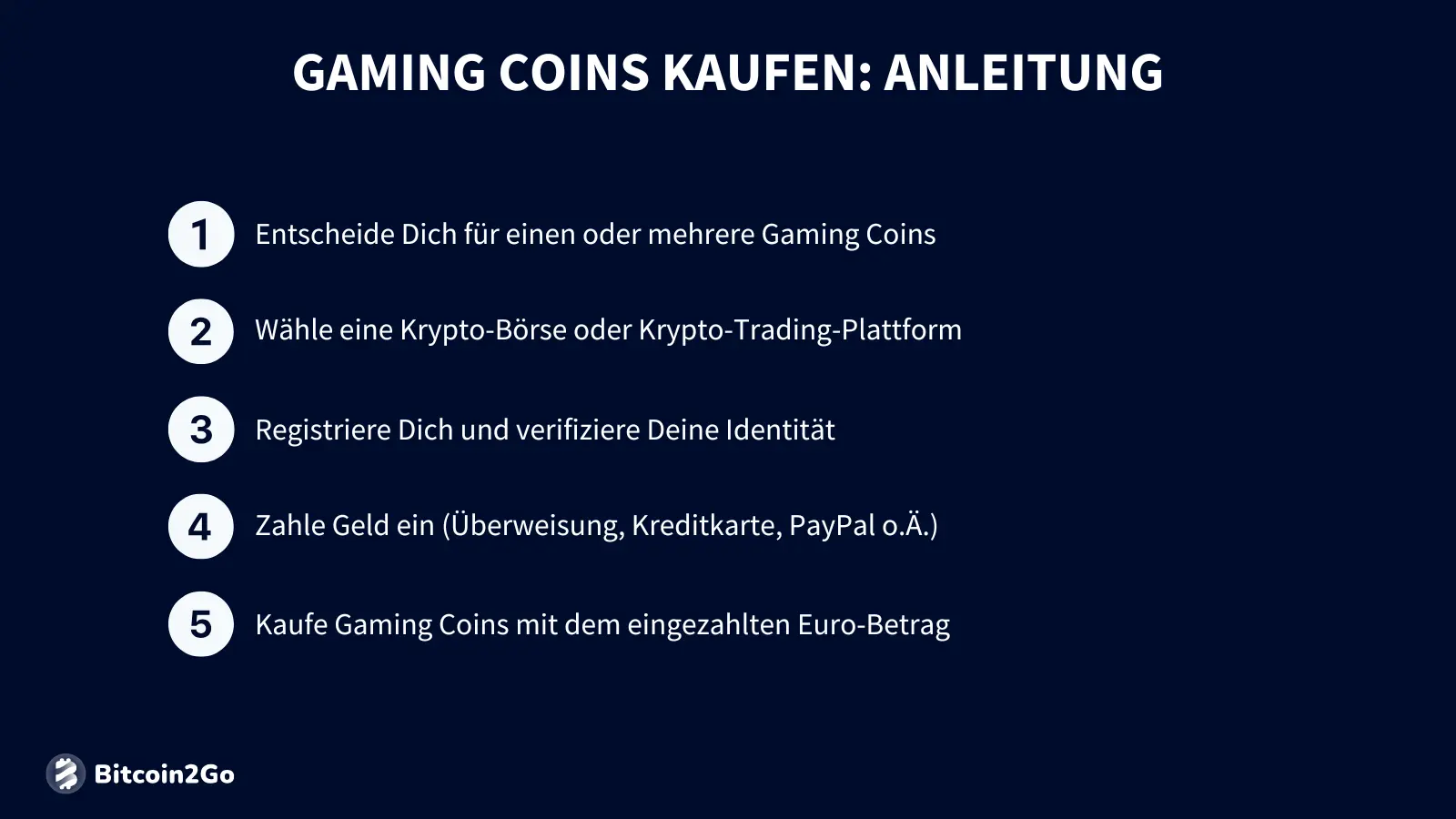 In 5 einfachen Schritten in Gaming-Coins investieren: So funktioniert es