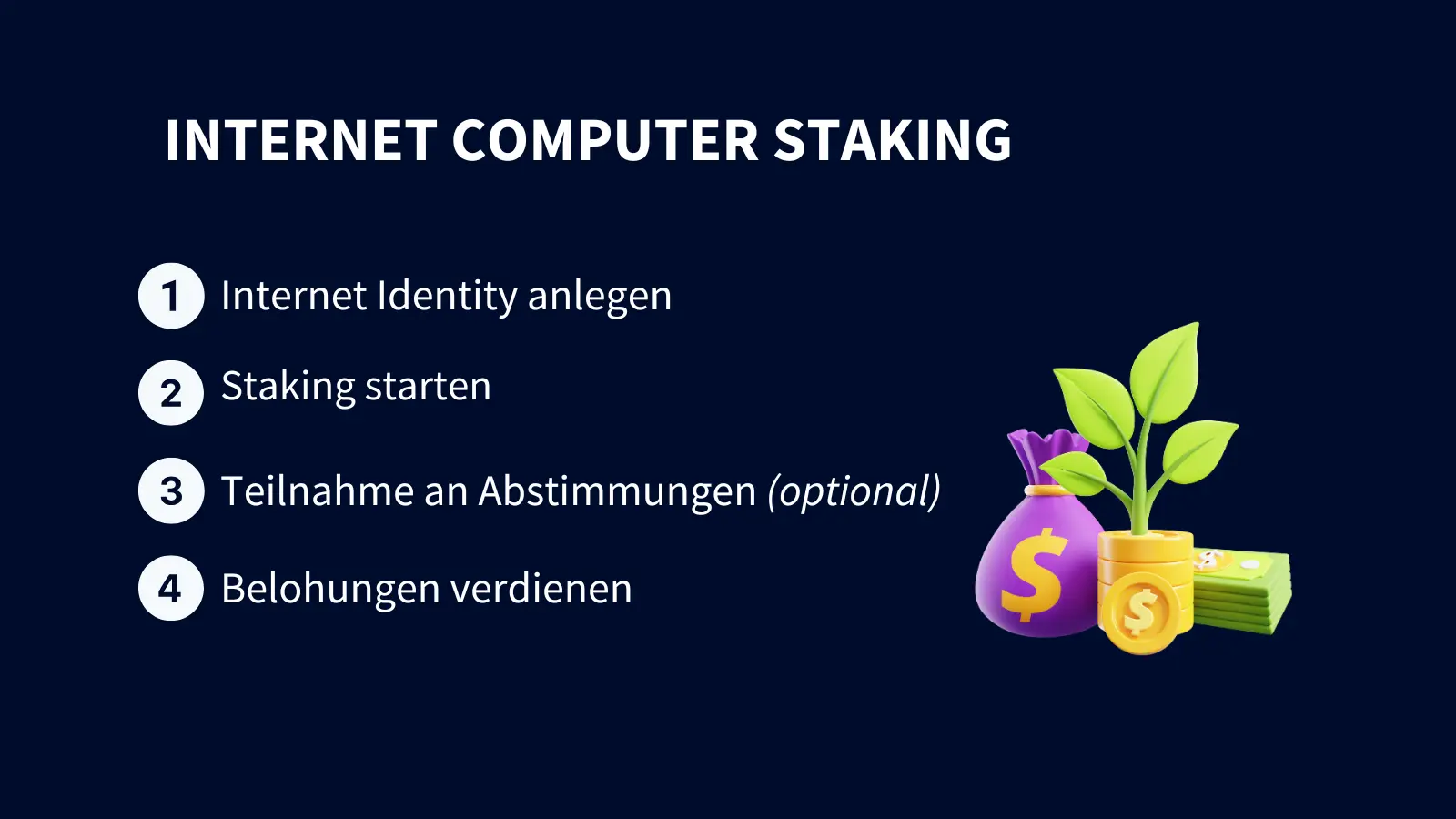 Internet Computer Staking Anleitung