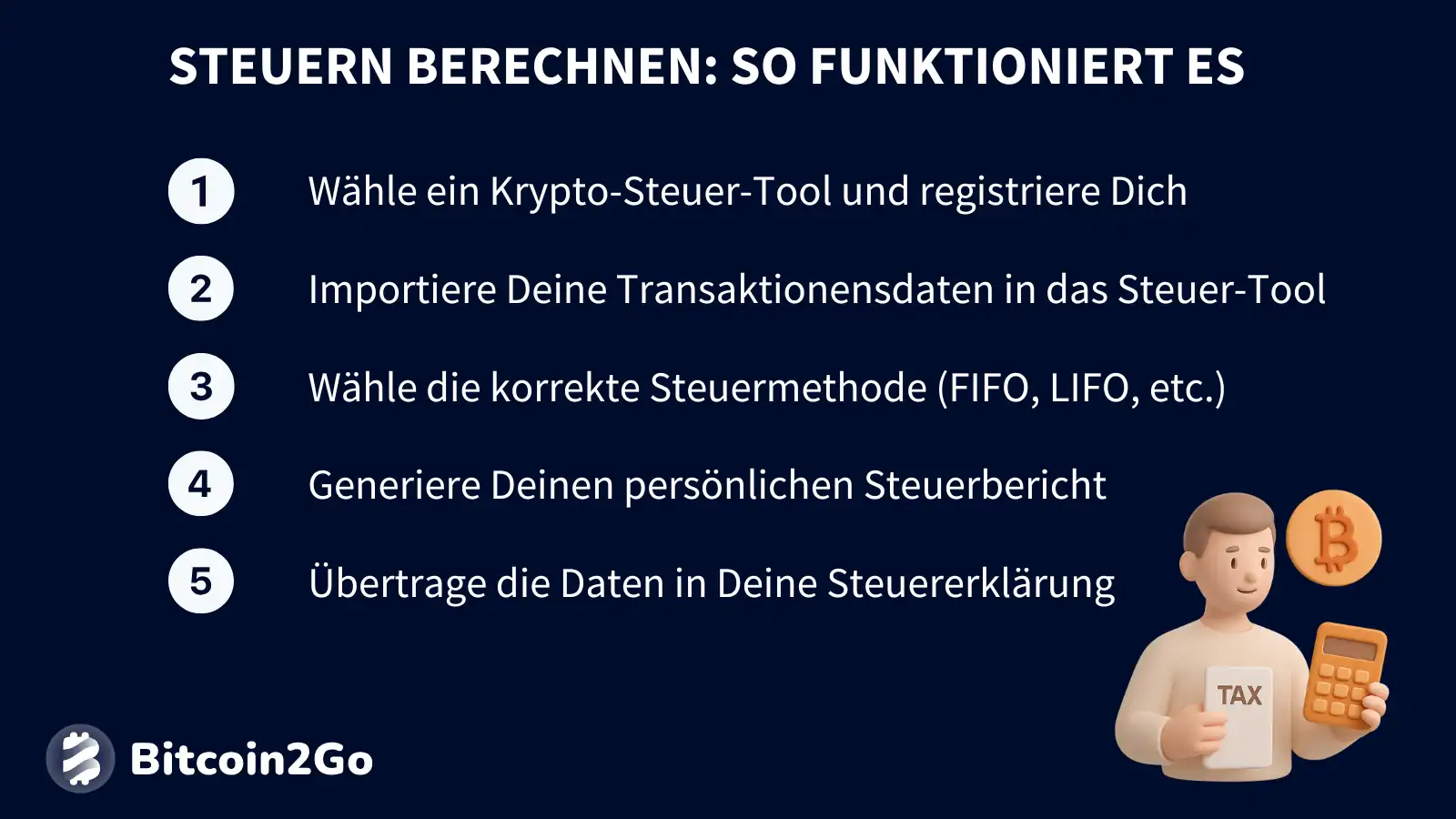 Anleitung: Krypto-Steuern berechnen