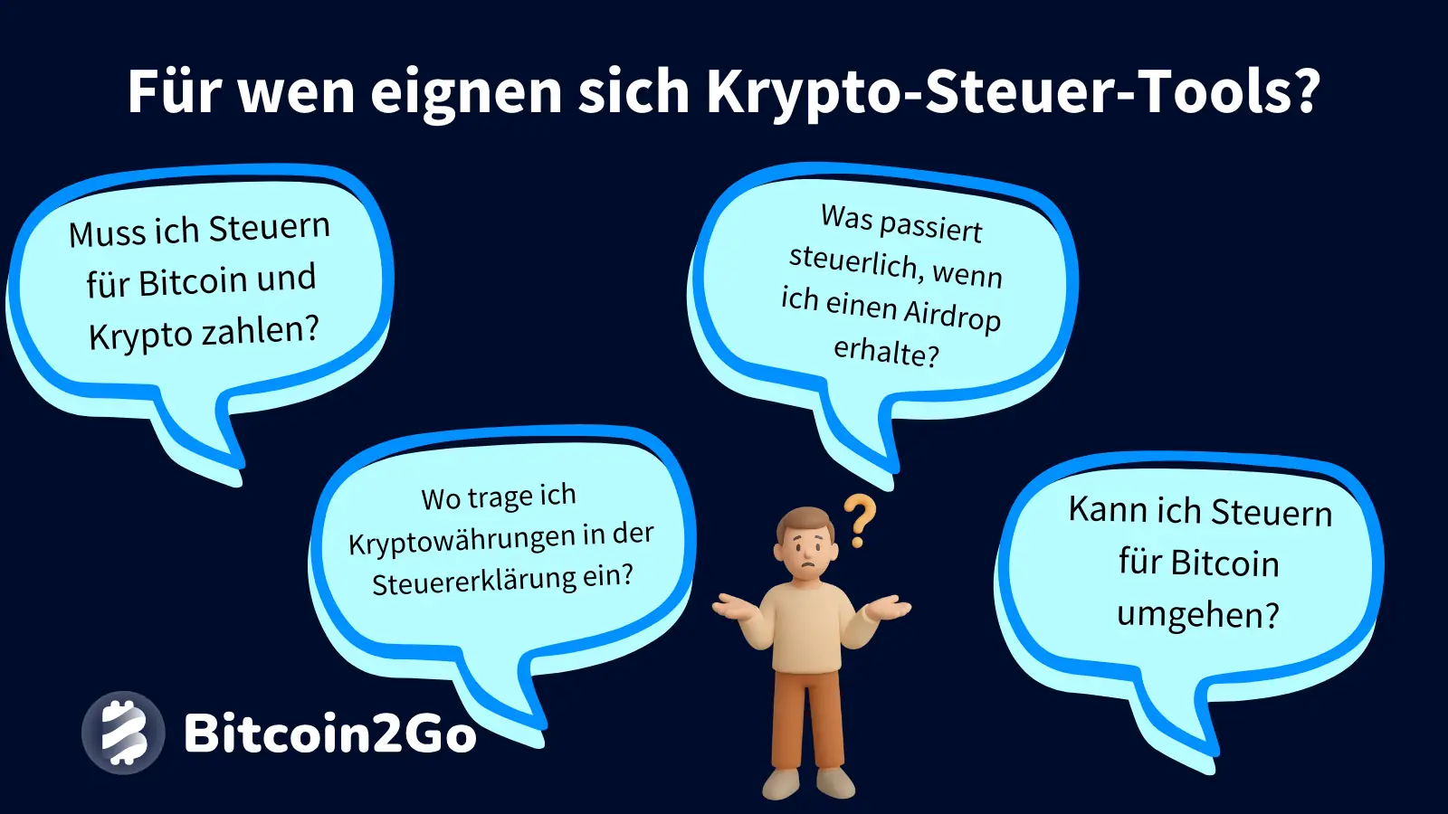 Für wen eignen sich Krypto-Steuer-Tools? - Darstellung