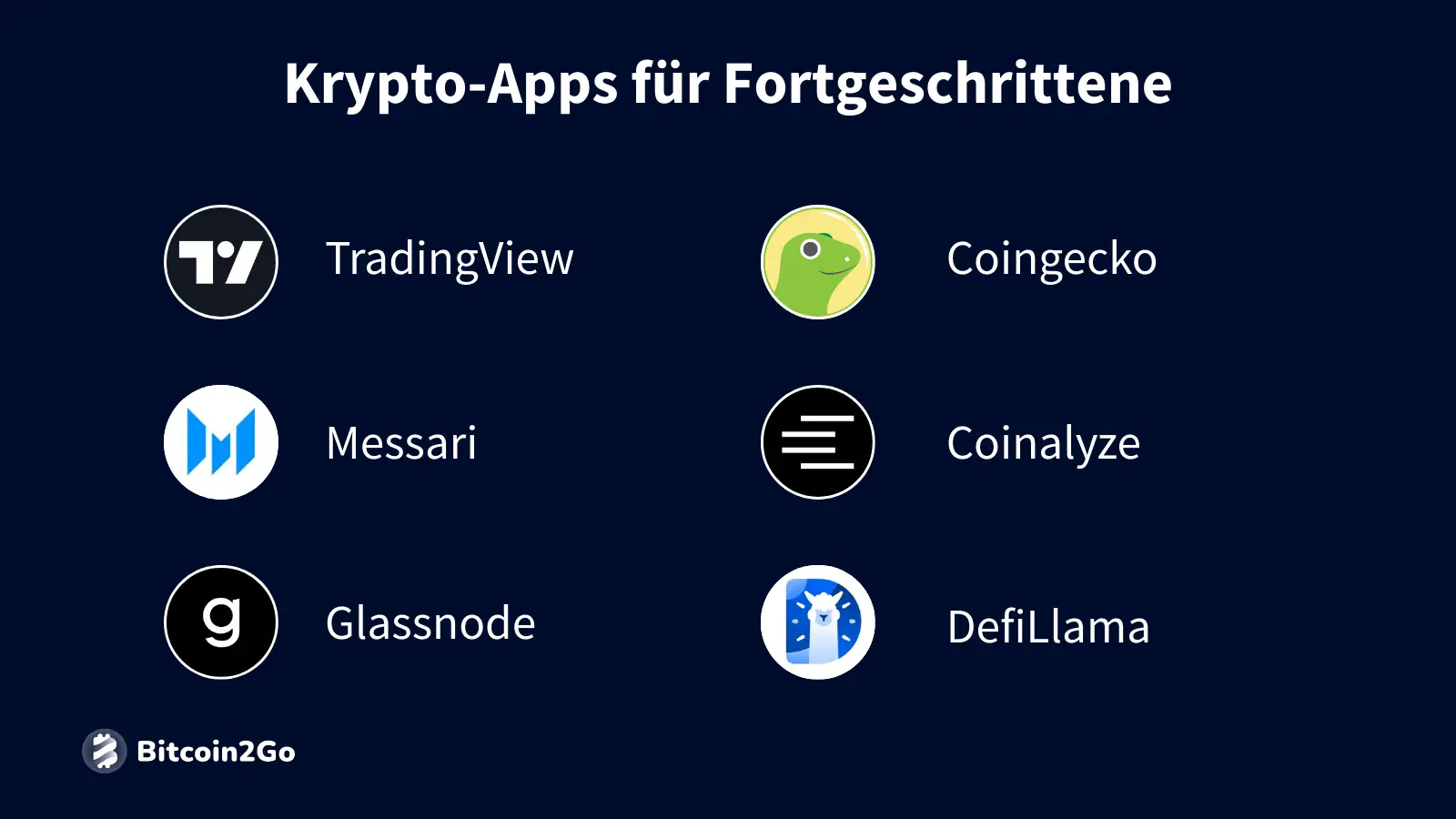 Die besten Krypto-Apps für Fortgeschrittene