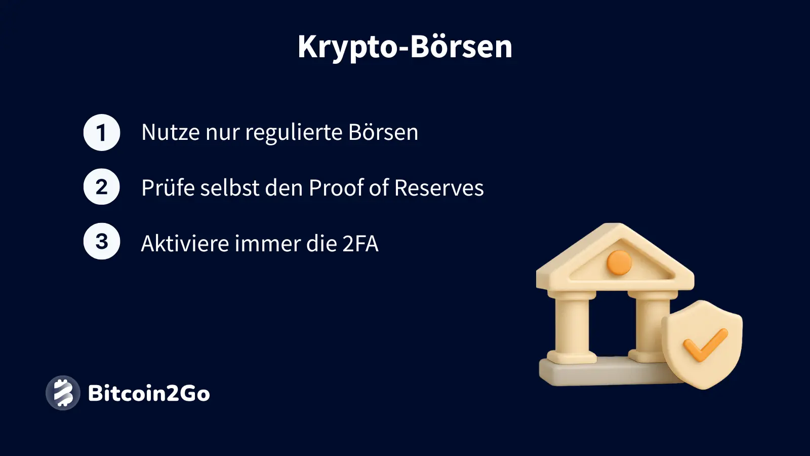 Tipps für sichere Nutzung von Krypto-Börsen