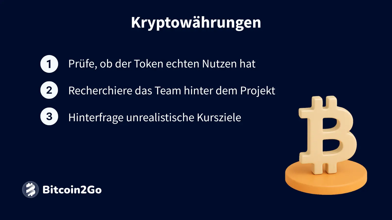 Tipps zur Bewertung von Kryptowährungen