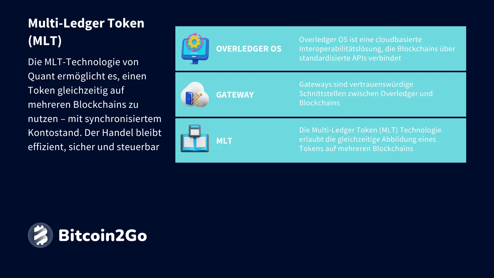 Erklärung Multi-Ledger Token (MLT) Technologie bei Quant (QNT)