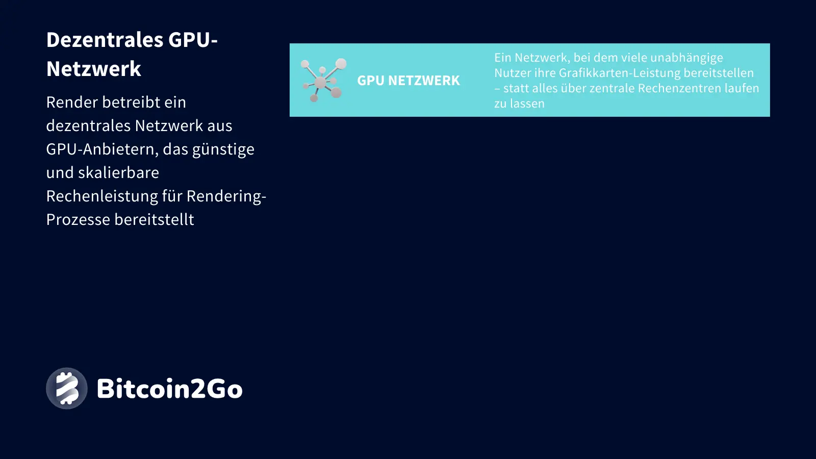 Das dezentrale GPU-Netzwerk von Render