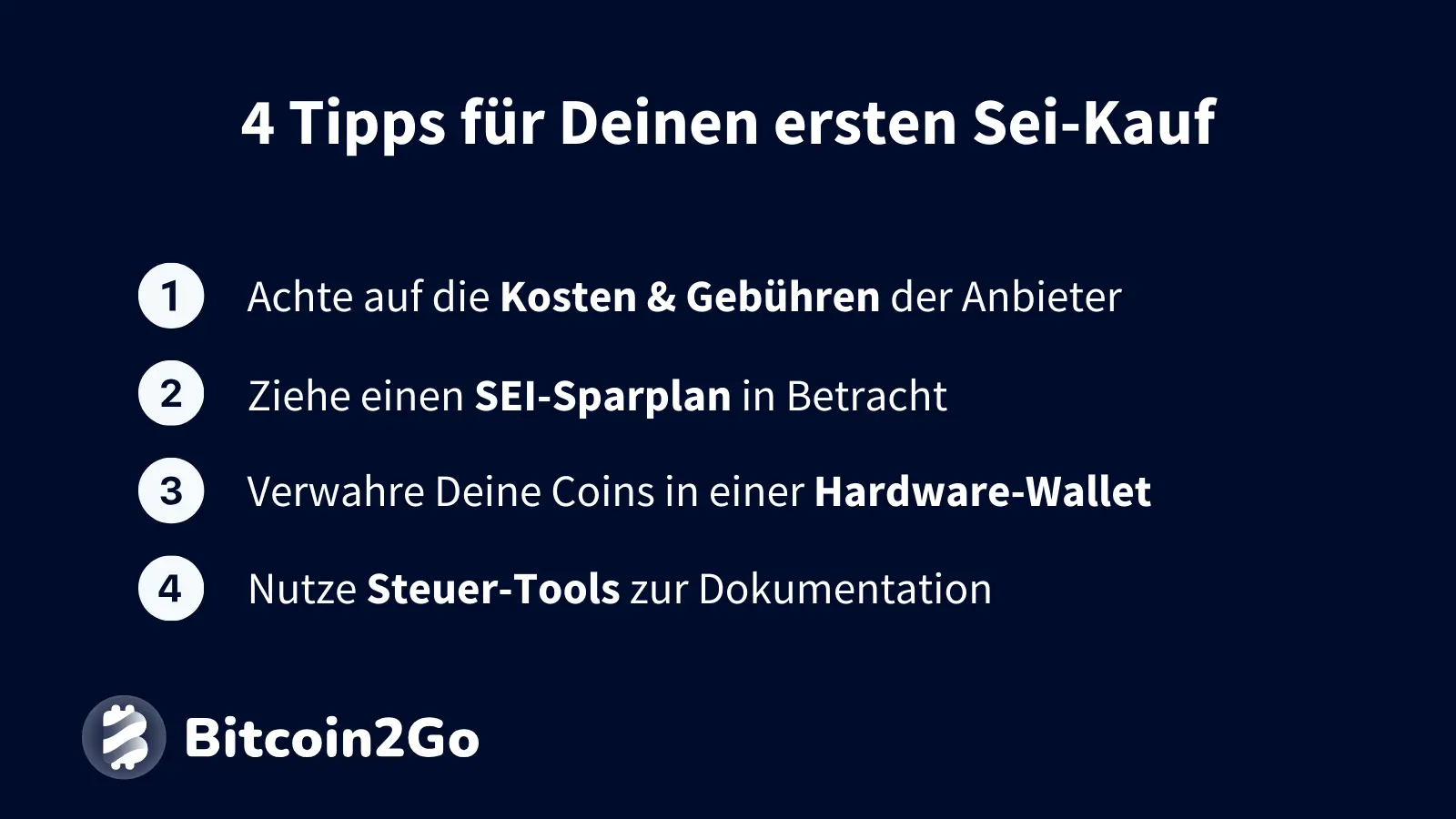 4 Tipps beim SEI-Kauf