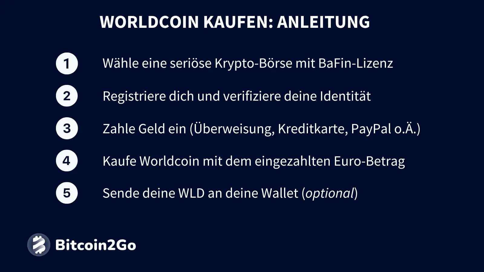 Wie kaufe ich Worldcoin? Schritt-für-Schritt-Anleitung