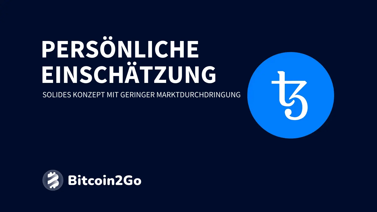 Persönliche Meinung zu Tezos (XTZ)