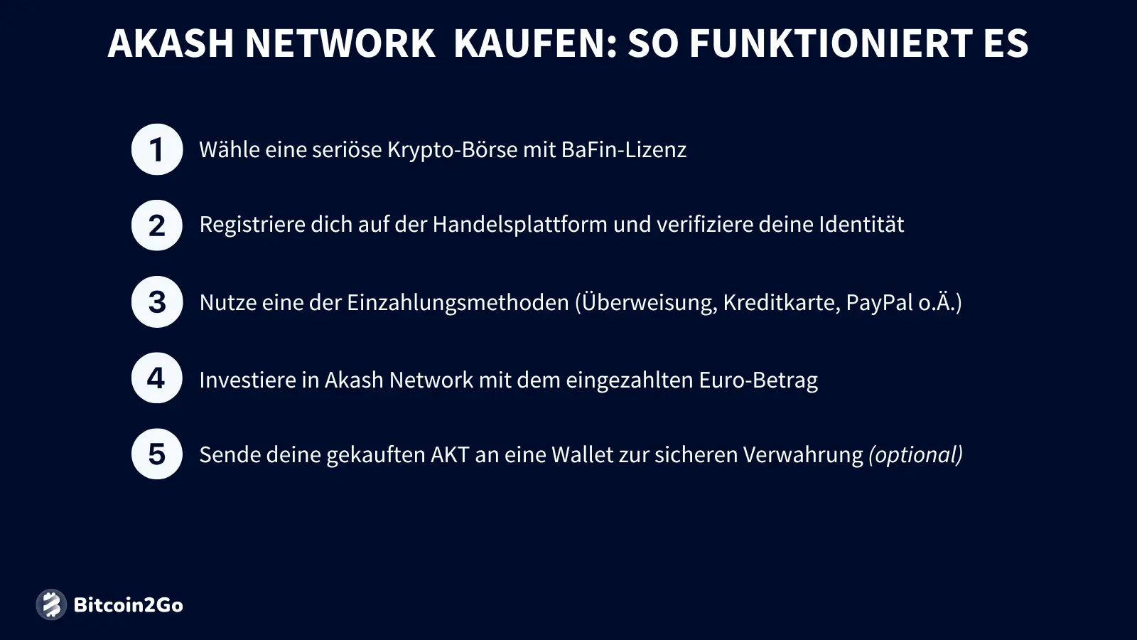 Akash Network Kaufanleitung
