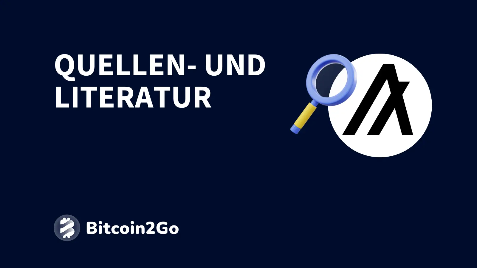 Literaturverzeichnis weiterer Quellen zu Algorand