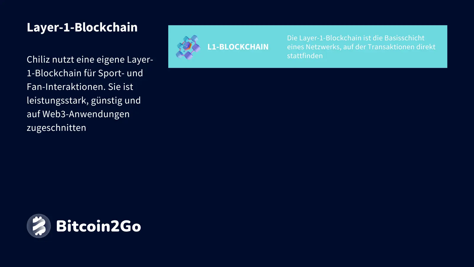 Erklärung Layer-1-Blockchain von Chiliz (CHZ)