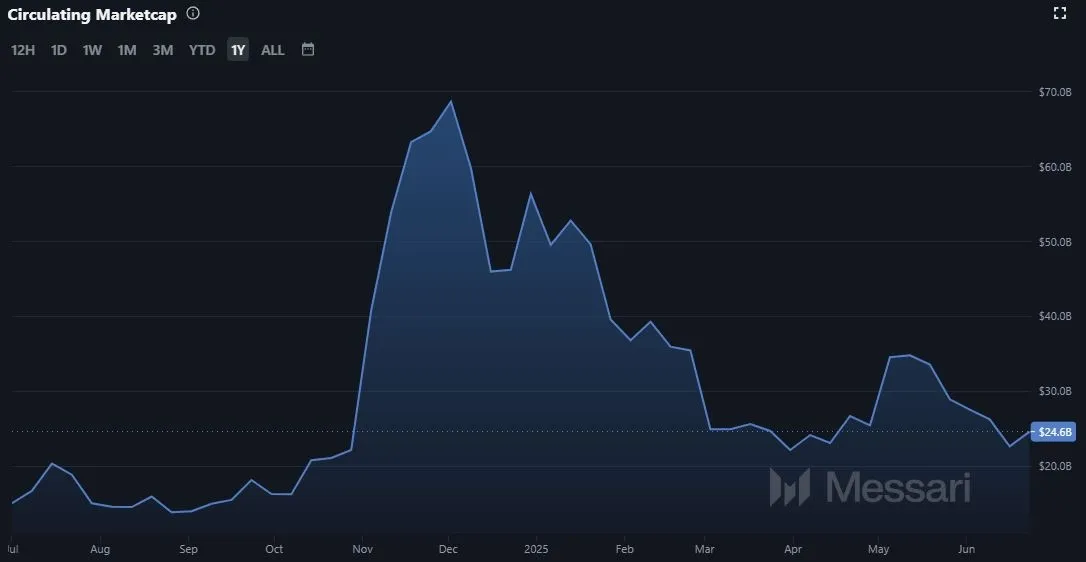 Dogecoin DOGE - Marktkapitalisierung