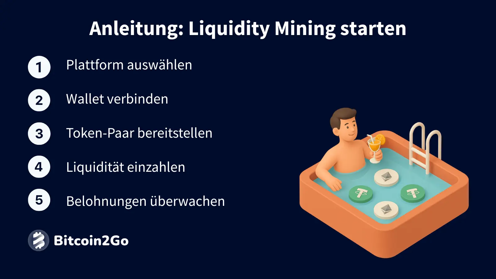 Anleitung in 5 Schritten: Mit Liquidity Mining starten