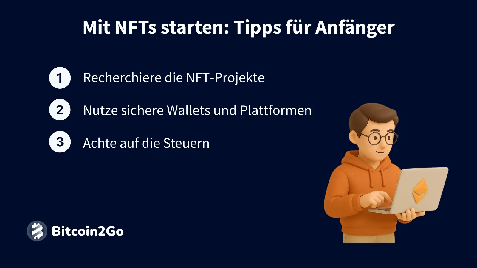 Einfache Ratschläge für den Einstieg in die NFT-Welt.