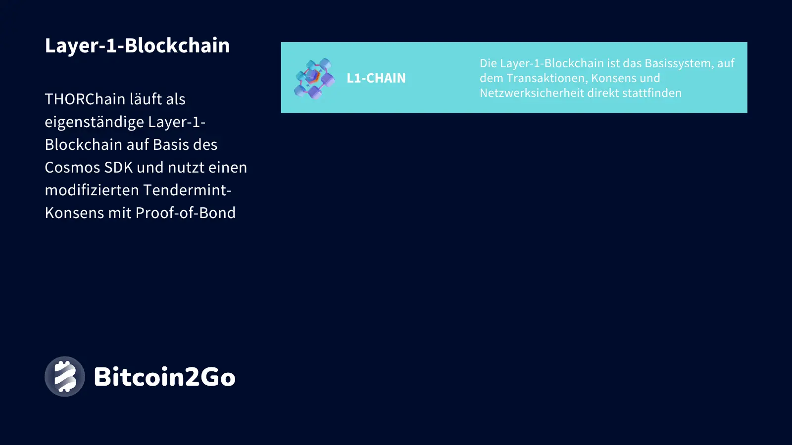 Erklärung Layer-1-Blockchain bei THORChain (RUNE)