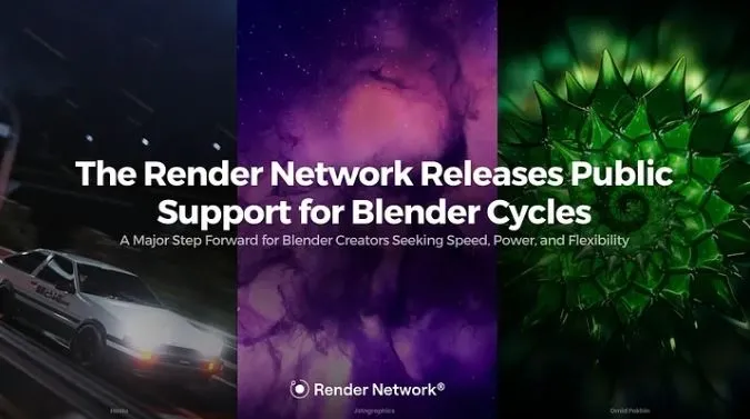 RenderNetwork Support für BlenderCycles, Quelle: rendernetwork.medium.com