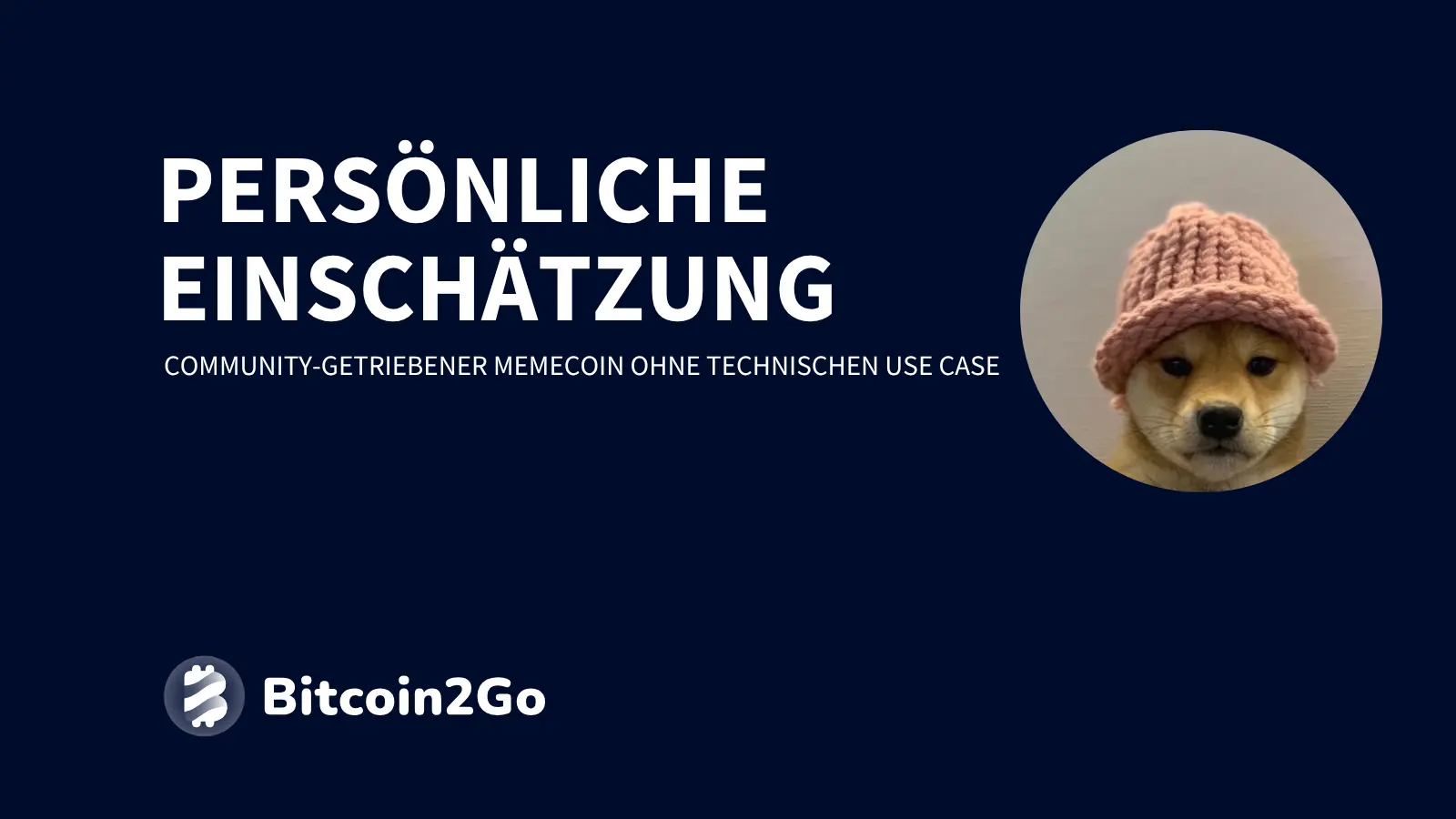 Persönliche Einschätzung zu Dogwifhat (WIF)