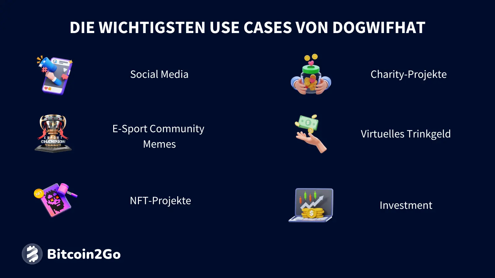 Die wichtigsten Anwendungsfälle von Dogwifhat (WIF)