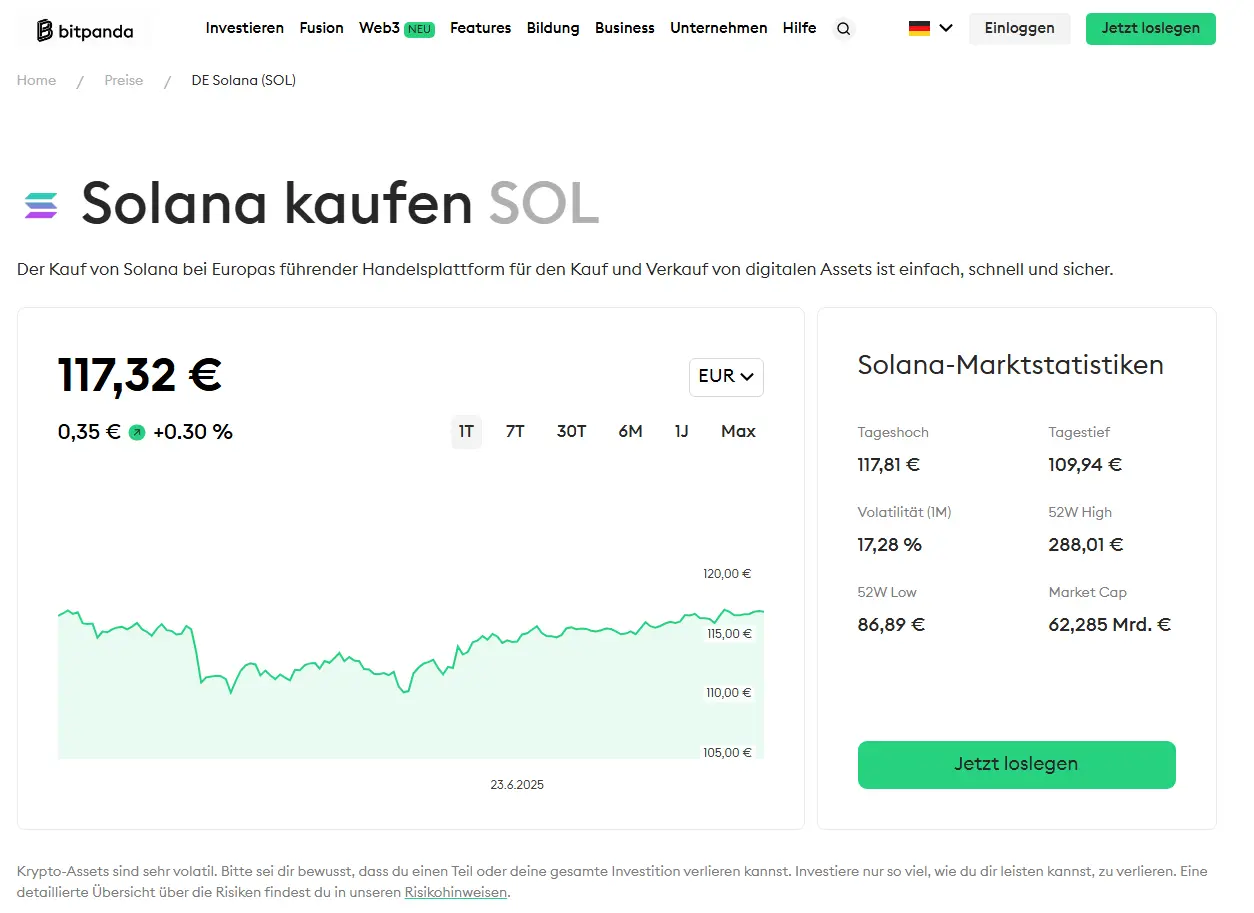 Bison vs Bitpanda im Vergleich
