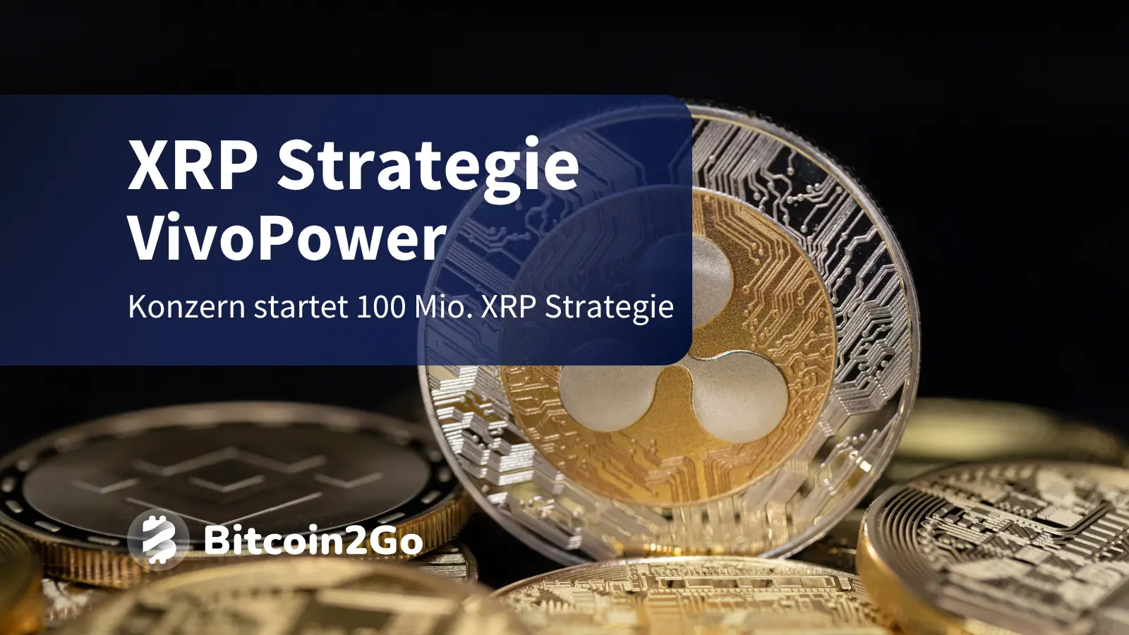 XRP Strategie: VivoPower investiert 100 Mio. USD in XRP