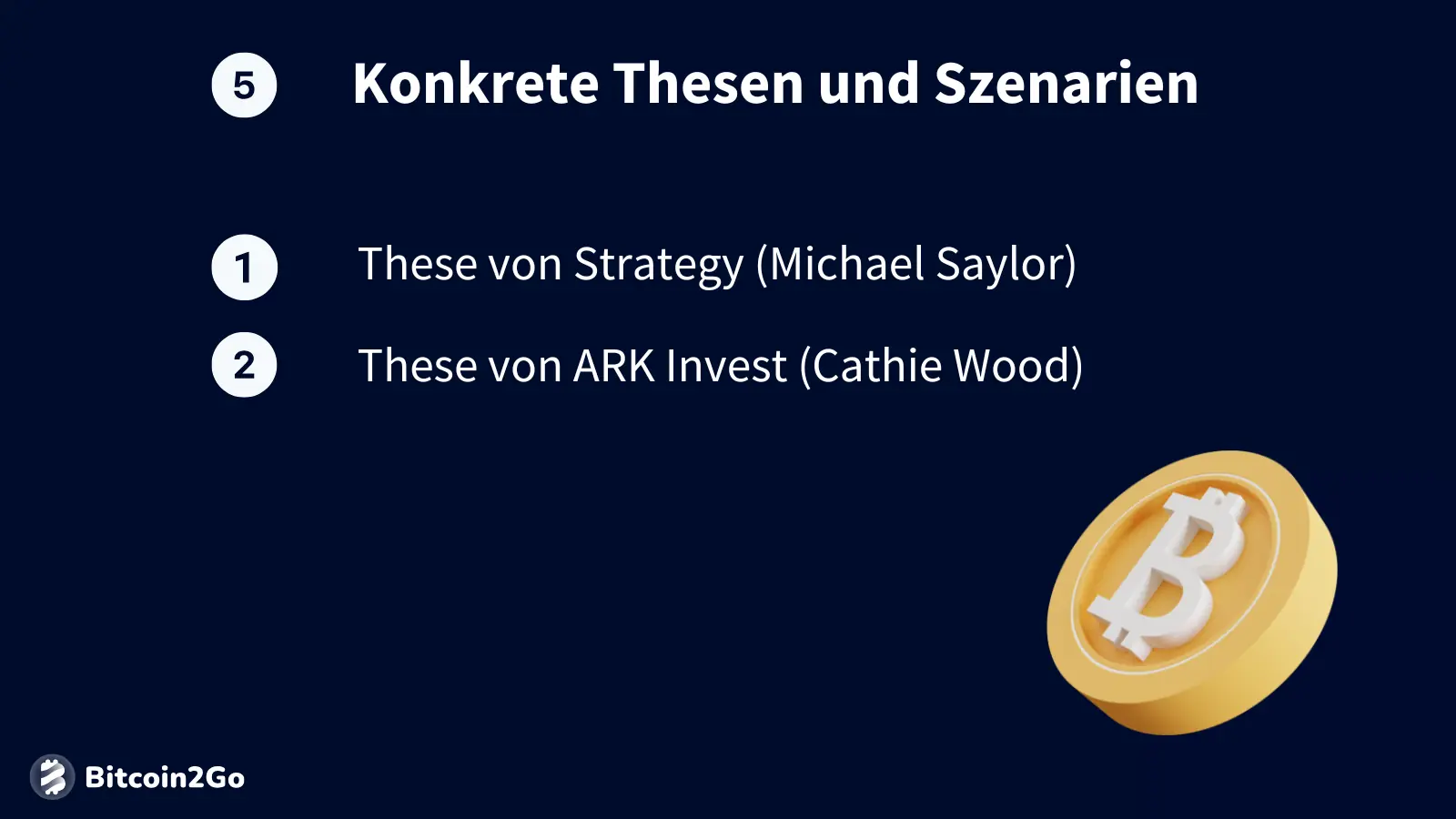 Thema 5: Konkrete Thesen und Szenarien