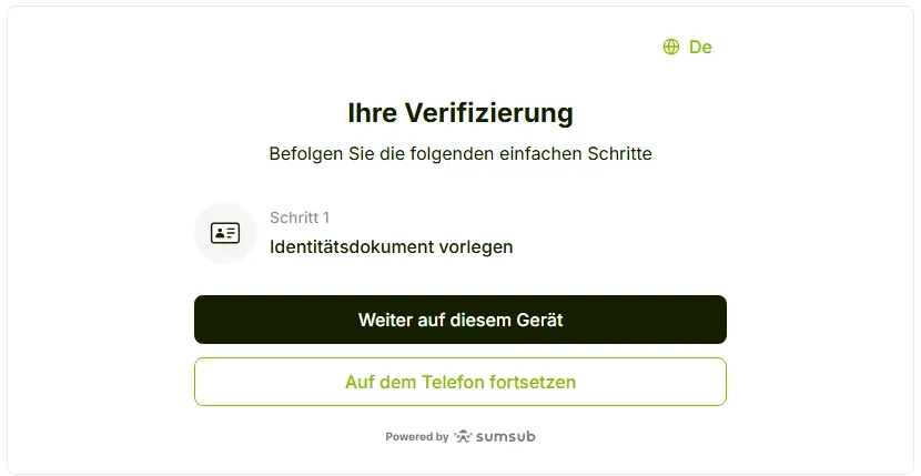 Bitunix Verifizierung: Anleitung