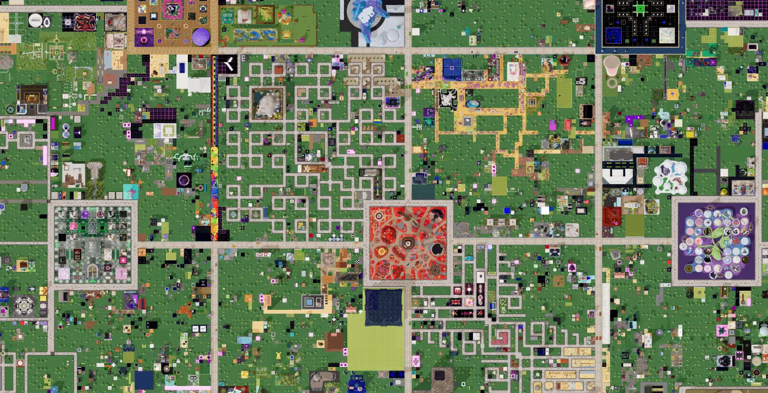 Genesis City ist die erste und zentrale virtuelle Stadt in Decentraland