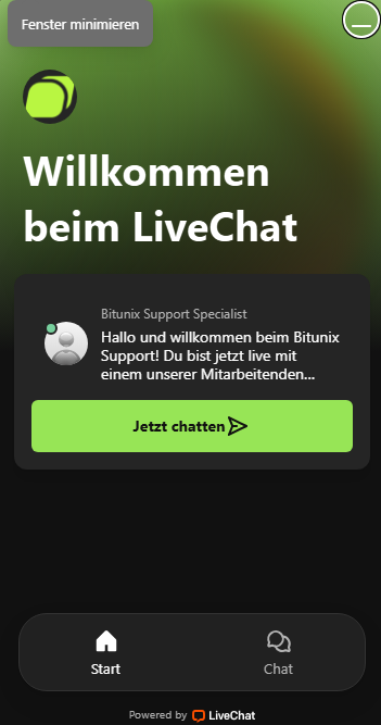 Kundendienst von Bitunix im Test