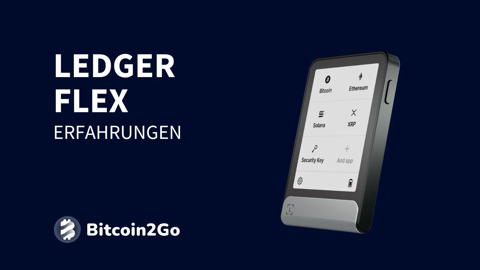 Ledger Flex ∙ Test, Anleitung & Video-Review (2025)