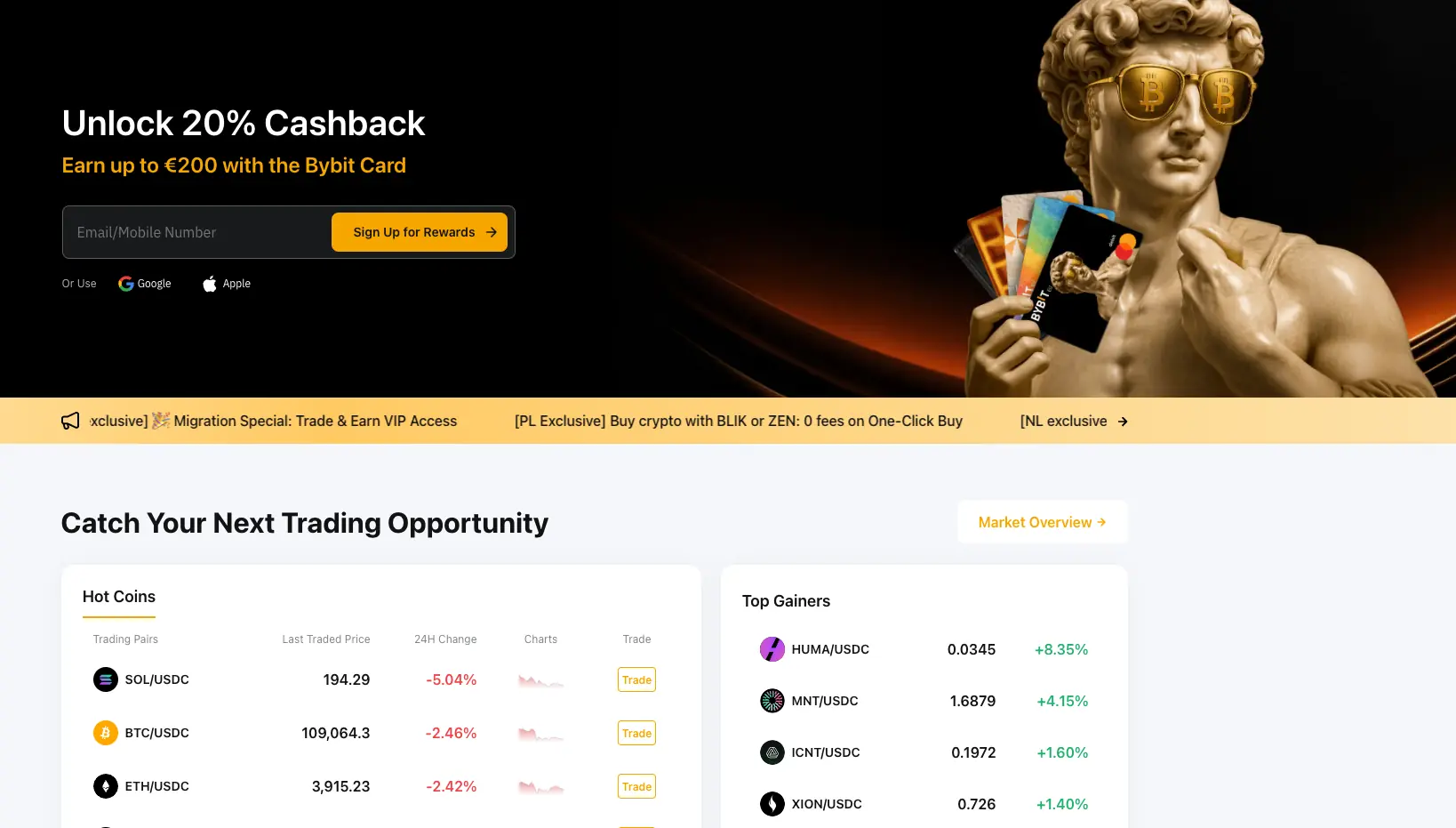 Die Bybit-Card belegt den zweiten Platz