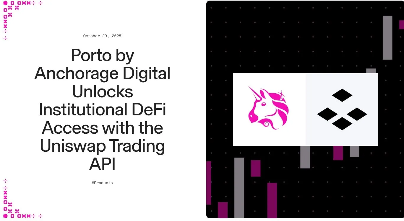 Anchorage Digital x Uniswap, Quelle: blog.uniswap.org