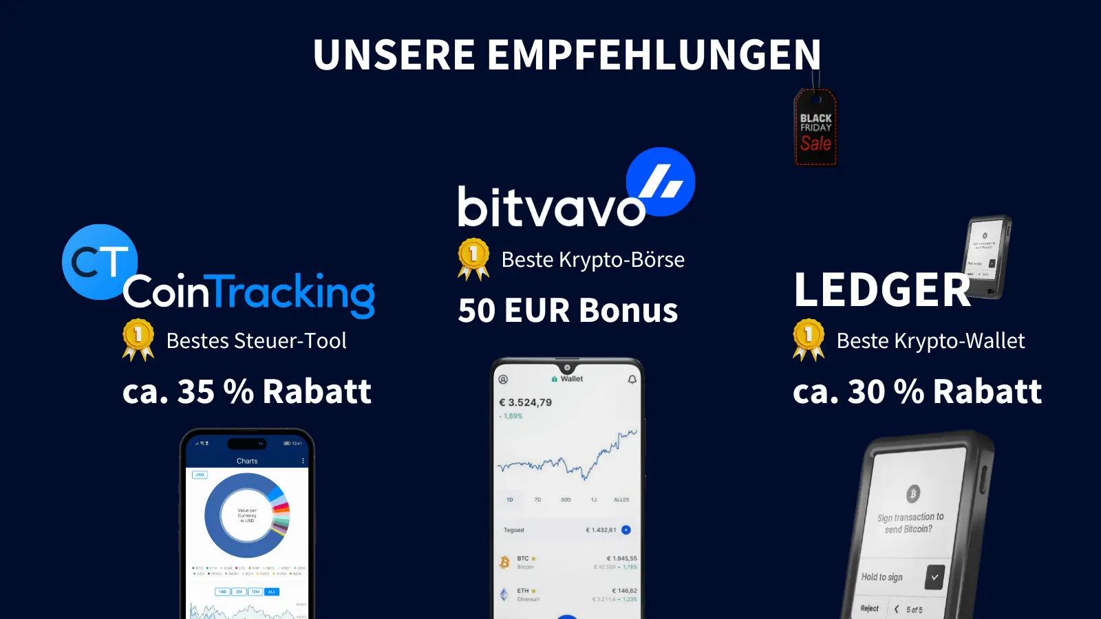 Beste Krypto Black Friday Angebote im Überblick