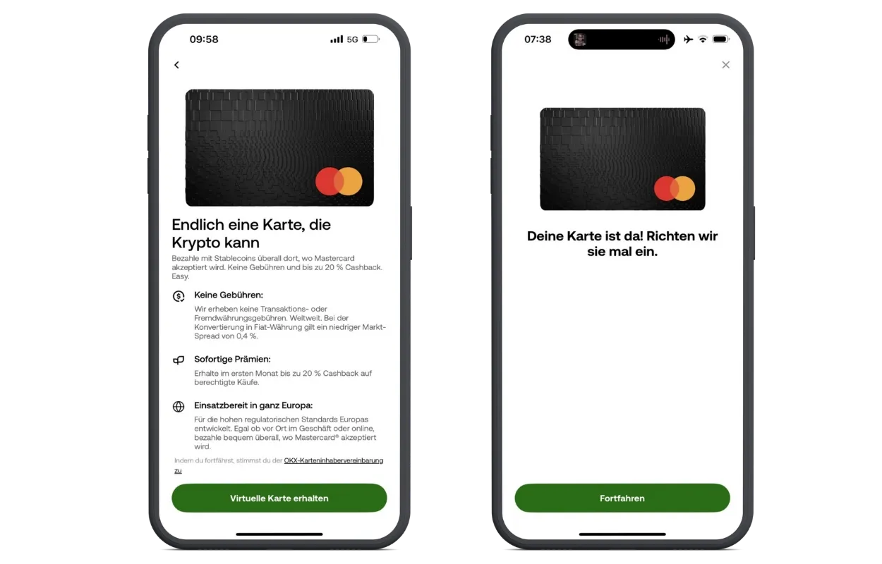 OKX Card Test und Erfahrungen