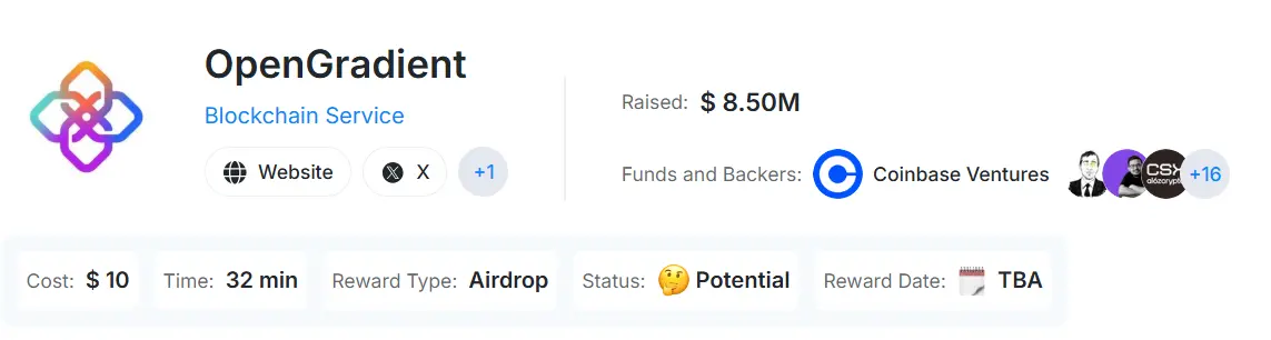 OpenGradient Airdrop - Übersicht