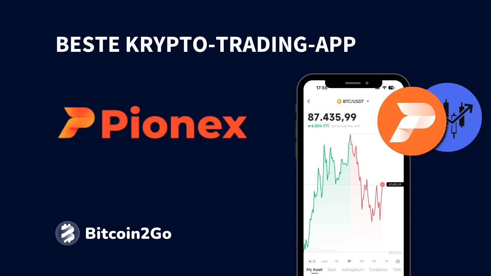 Pionex ist die beste Krypto-Trading-App in unserem Vergleich