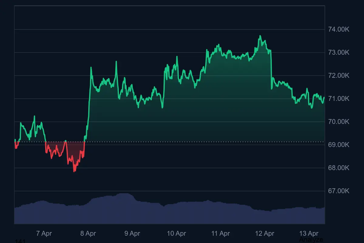Bitcoin-Kurs: Trotz Inflationssprung erstaunlich stabil