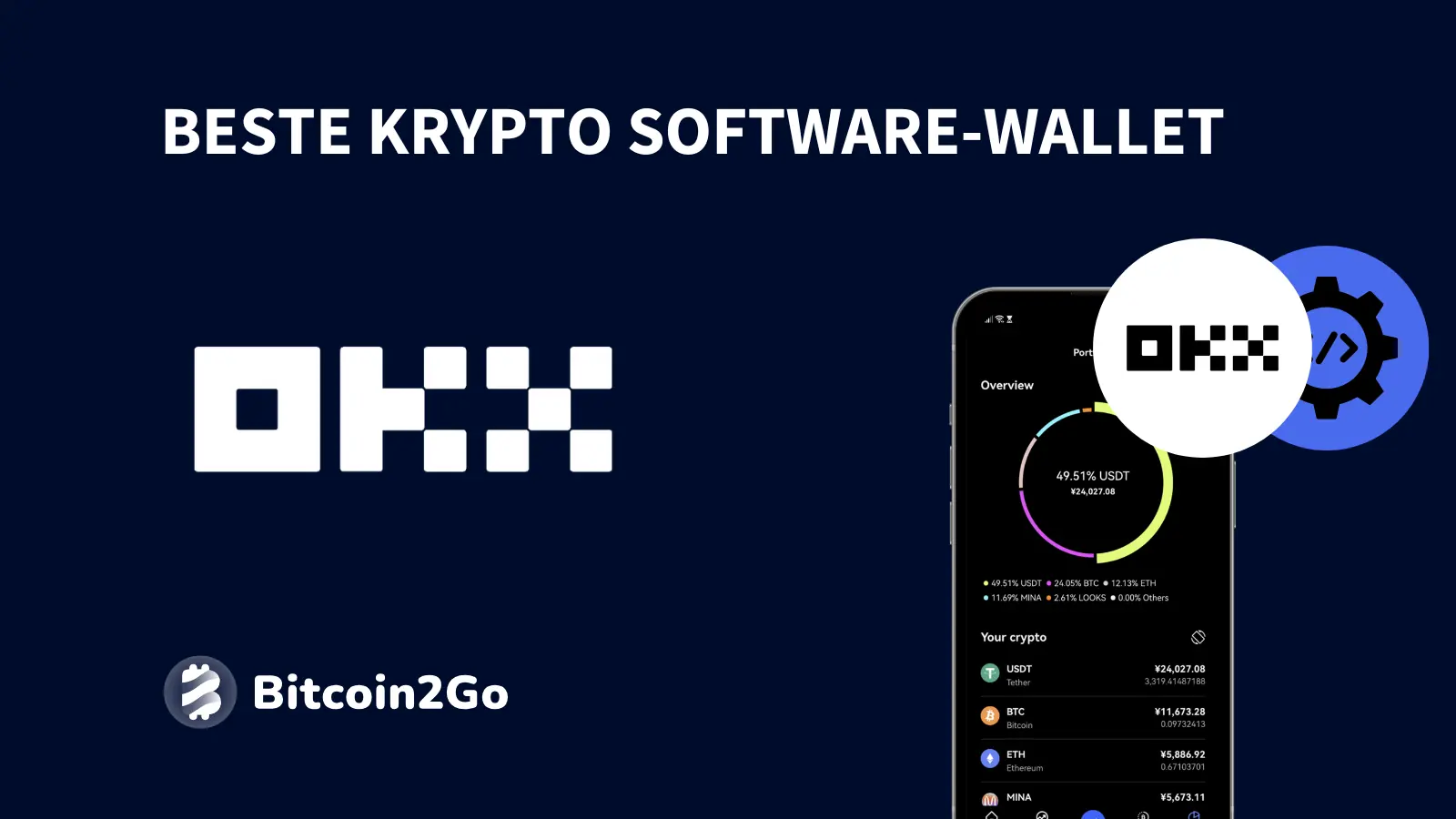 Die beste Krypto-Software-Wallet in unserem Test: Die OKX-Wallet