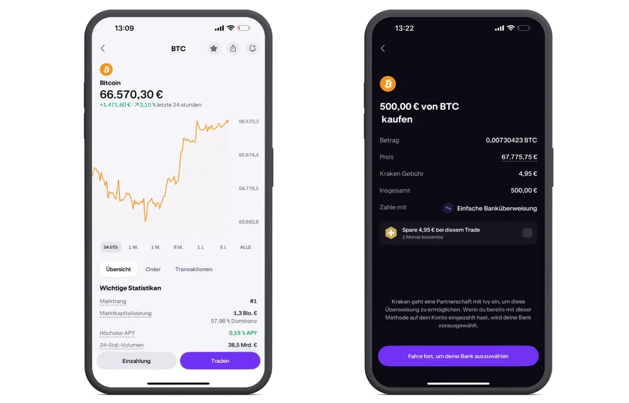Bitcoin Kaufen in der Kraken App – meine Erfahrungen