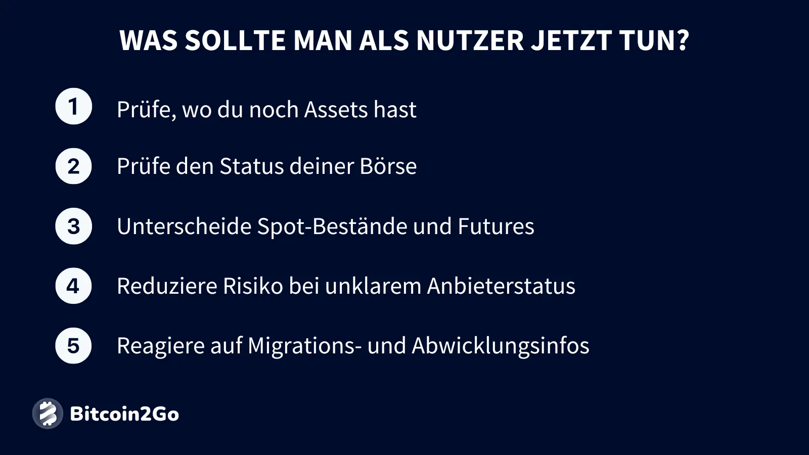 Handlungsmöglichkeiten für Nutzer