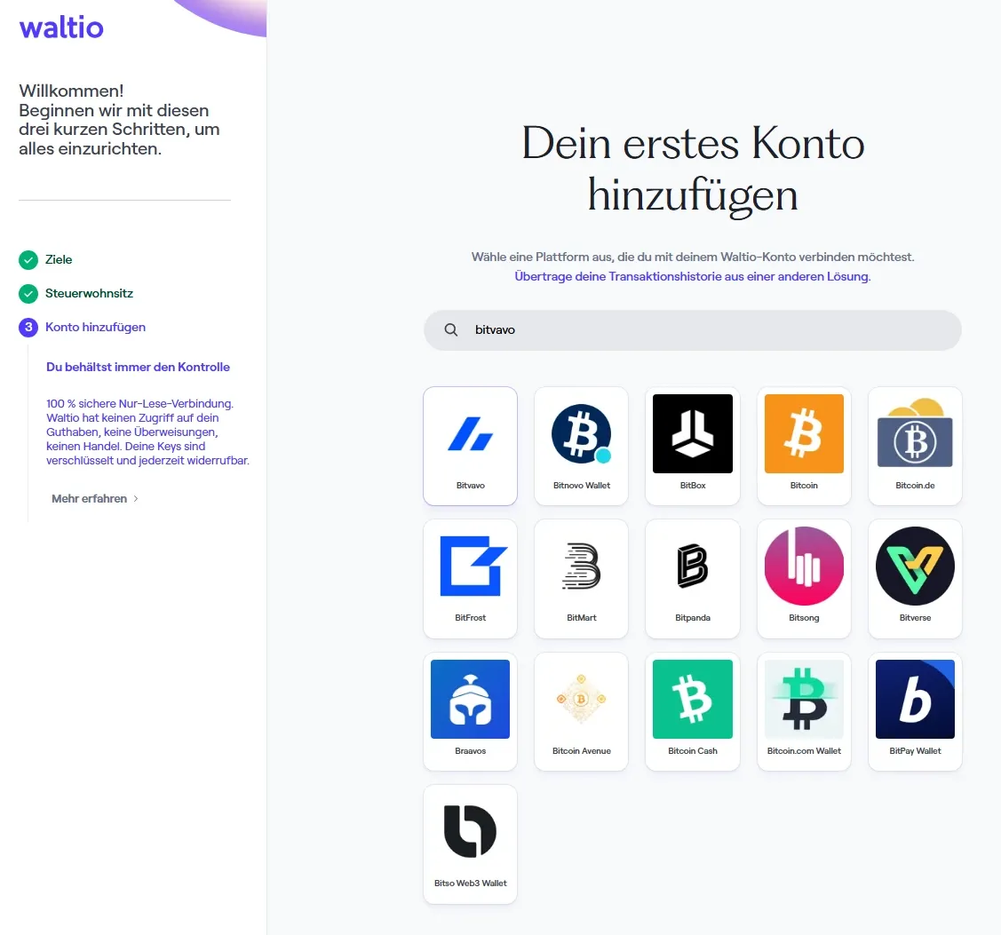 Waltio API-Anbindung – Anleitung