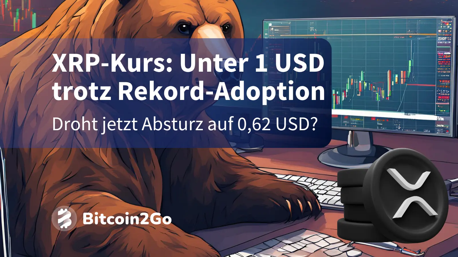 XRP-Kurs unter 1 USD: Warum die Rekord-Adoption verpufft