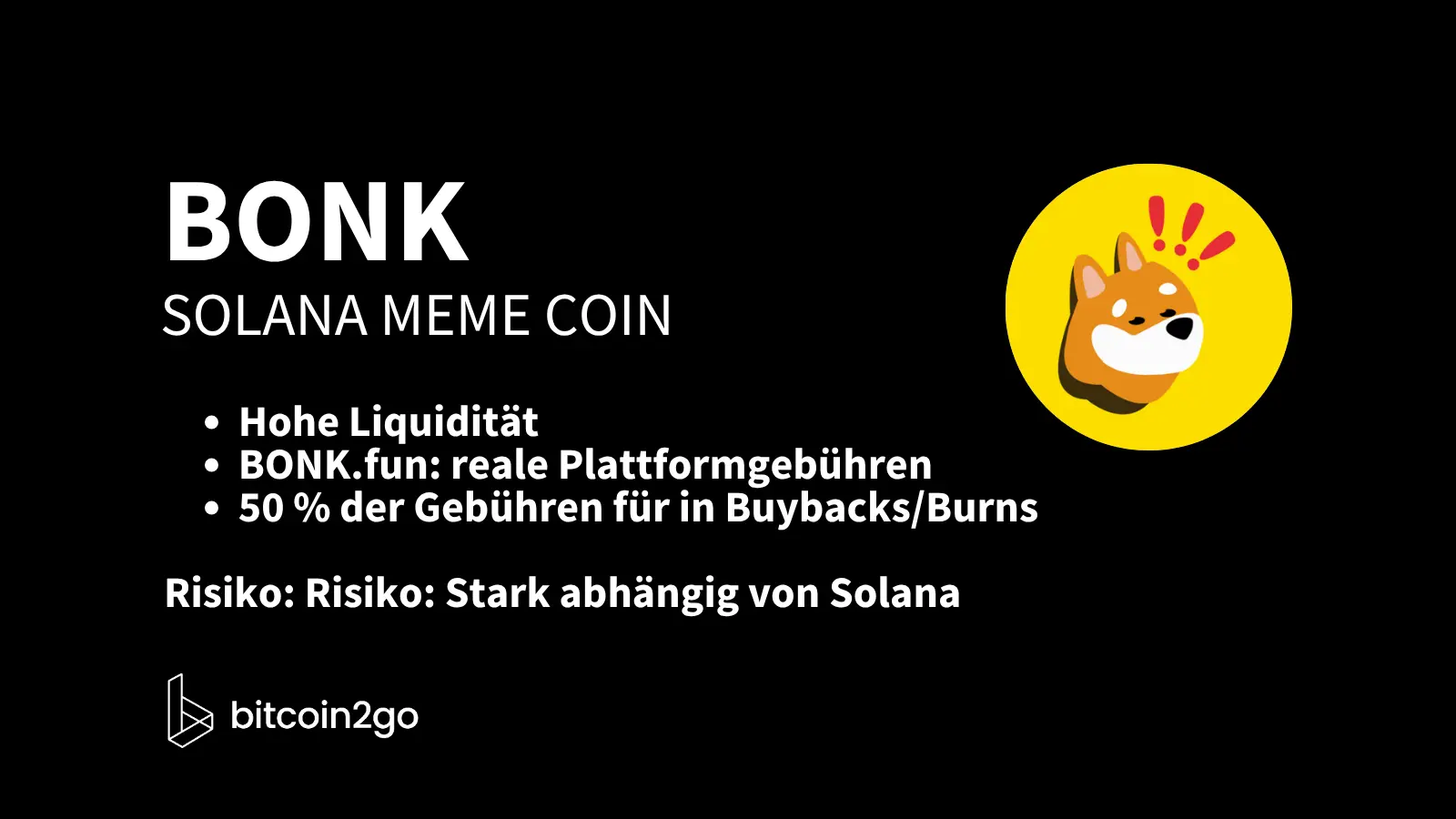 BONK profitiert von seiner Stellung im Solana-Ökosystem und von BONK.fun. Entscheidend für den Potenzial-Case sind hohe Liquidität, Launchpad-Einnahmen und die direkte Verbindung zwischen Plattformgebühren und BONK.