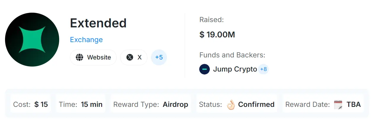 Extended Airdrop - Übersicht
