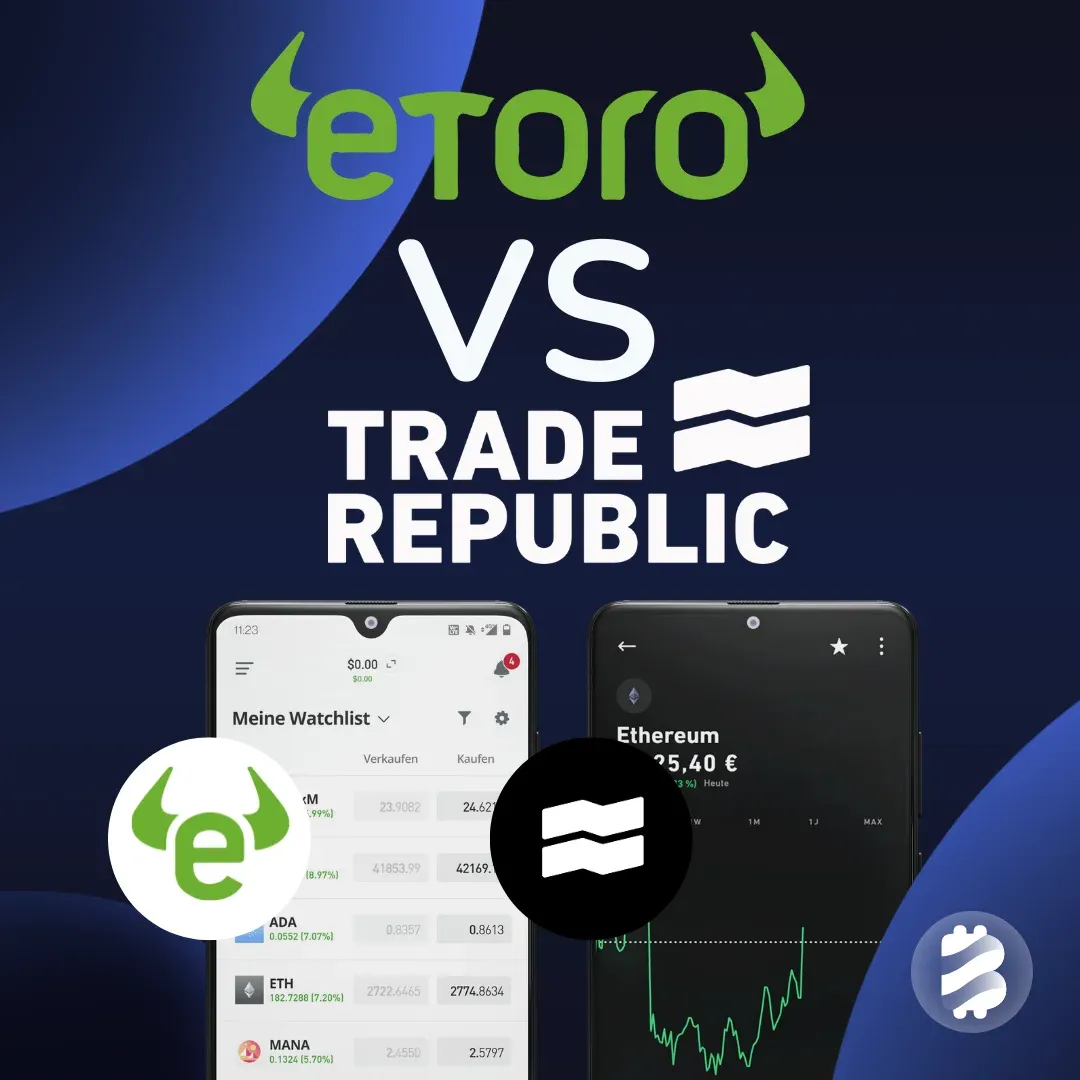 eToro vs Trade Republic im Vergleich: Gebühren, Angebot & Support