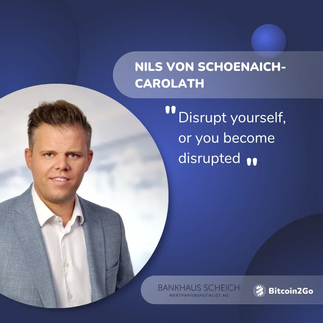 Nils v. Schoenaich-Carolath vom Bankhaus Scheich im Interview