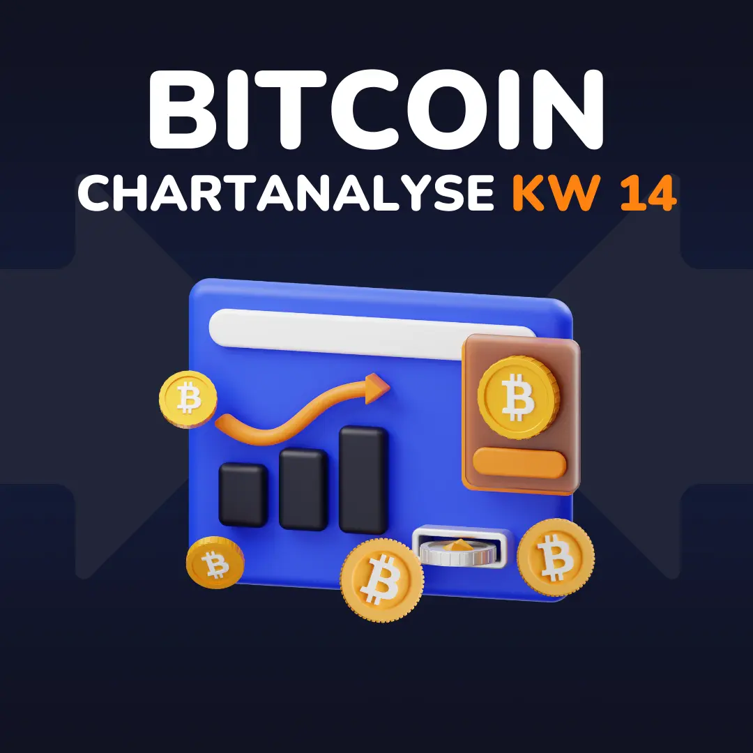 Chartanalyse zu Bitcoin, Ethereum und Cardano (KW 14)