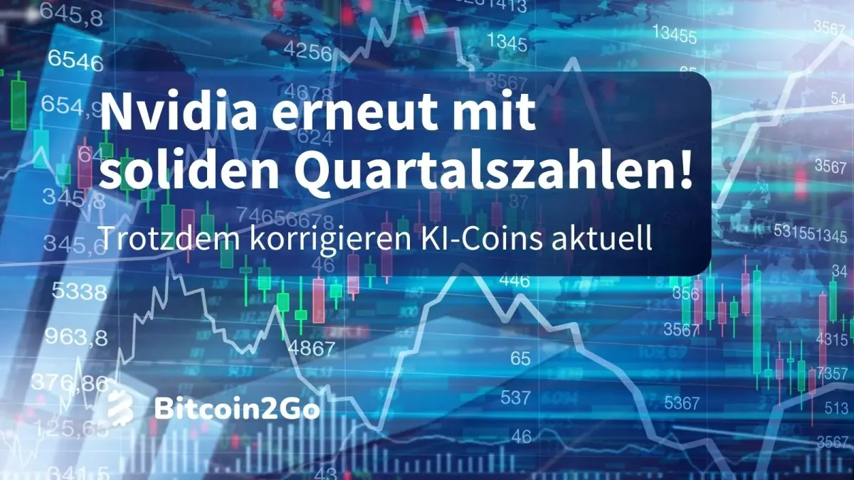 AI Coins korrigieren trotz starker Nvidia Quartalszahlen