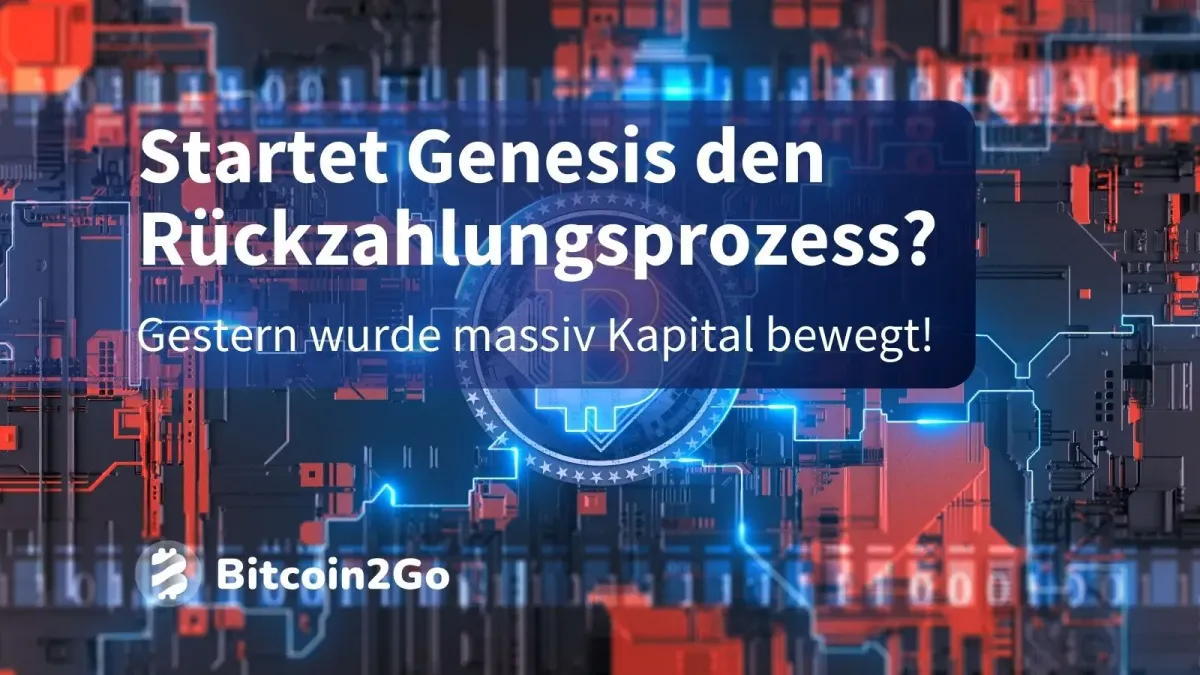 Genesis verschiebt BTC & ETH im Wert von 1,5 Mrd. US-Dollar