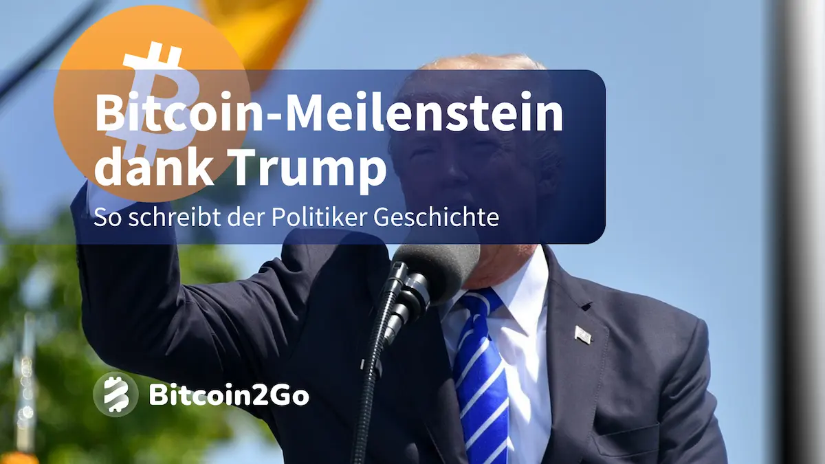 Krypto aktuell: Trump schreibt mit BTC-Zahlung Geschichte