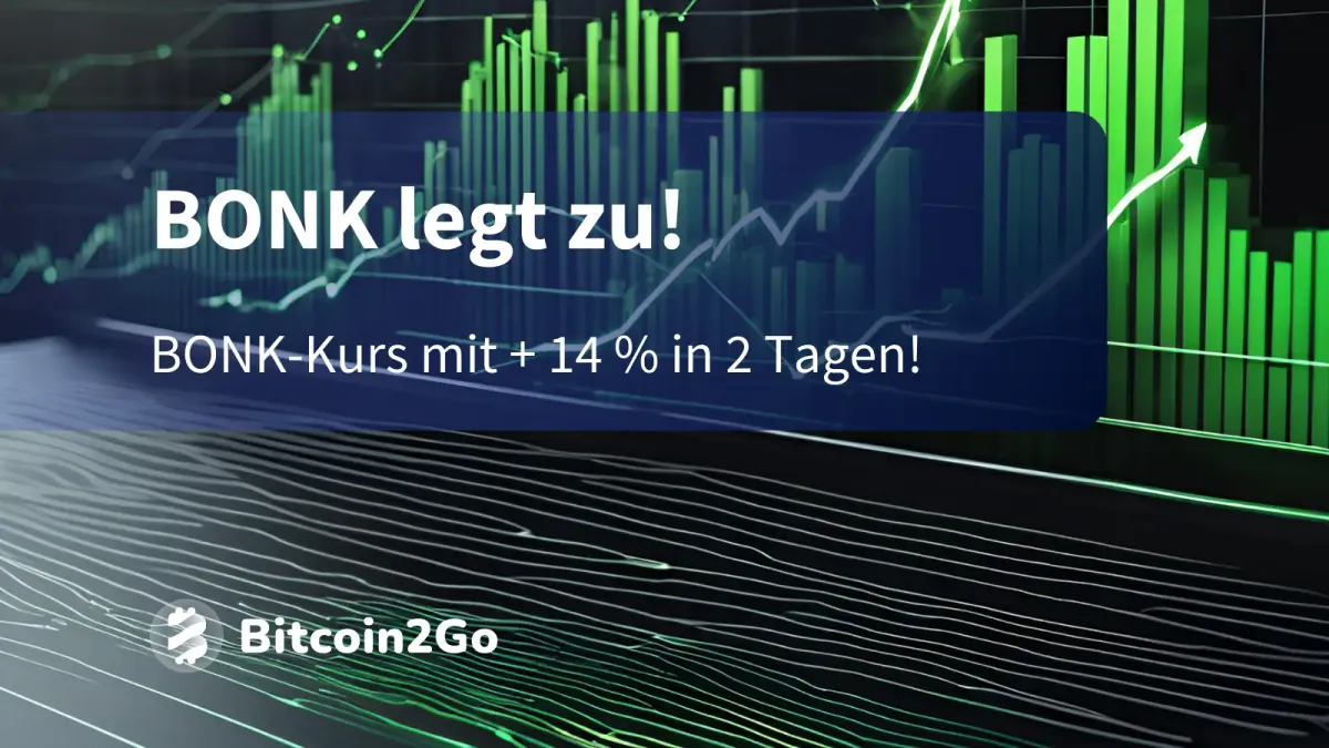 BONK-Kurs mit + 14 % in nur 2 Tagen - so geht es weiter!